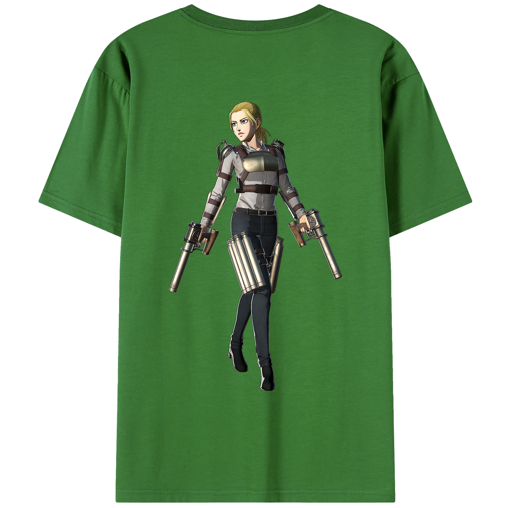 （画像用） 進撃の巨人 Attack on Titan レディース半袖Tシャツ(バックプリント)